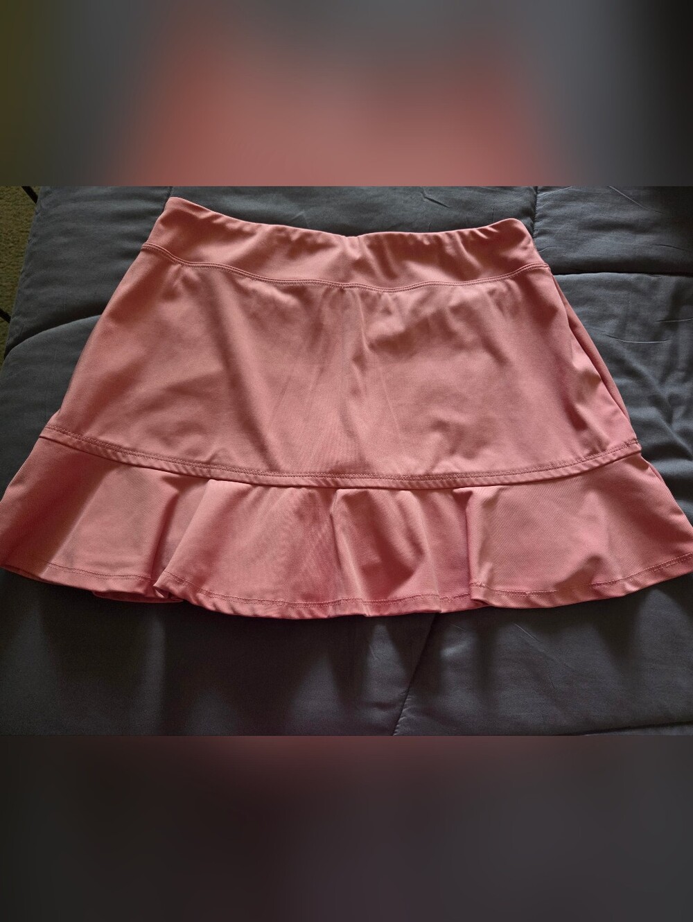 Tommy Bahama Coral Colored Golf Ruffle Hem Skort